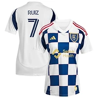 Pablo Ruiz Women's adidas  White Real Salt Lake 2025 Grid City Replica Custom Jersey