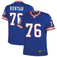 Jon Runyan Youth Nike Royal New York Giants Classic Custom Game Jersey