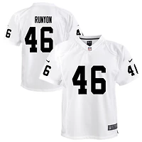 Carter Runyon Youth Nike White Las Vegas Raiders Team Custom Game Jersey