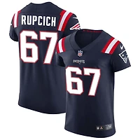 Andrew Rupcich Men's Nike Navy New England Patriots Vapor Elite Custom Jersey