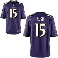 Cooper Rush Youth Nike Purple Baltimore Ravens Custom Game Jersey