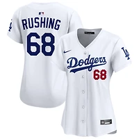 Dalton Rushing Women's Nike  White Los Angeles Dodgers Home Limited Custom Jersey