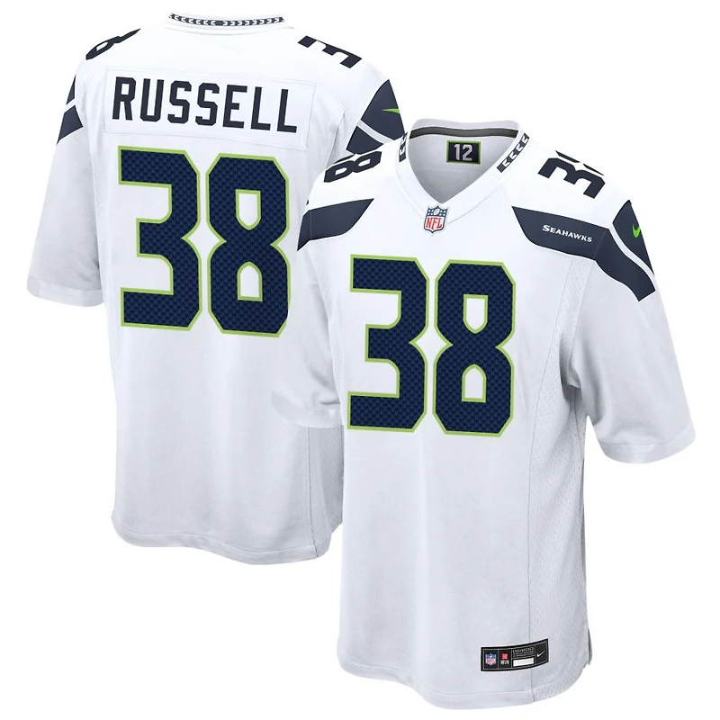 Brady Russell Men's Nike  White Seattle Seahawks Custom Game Jersey