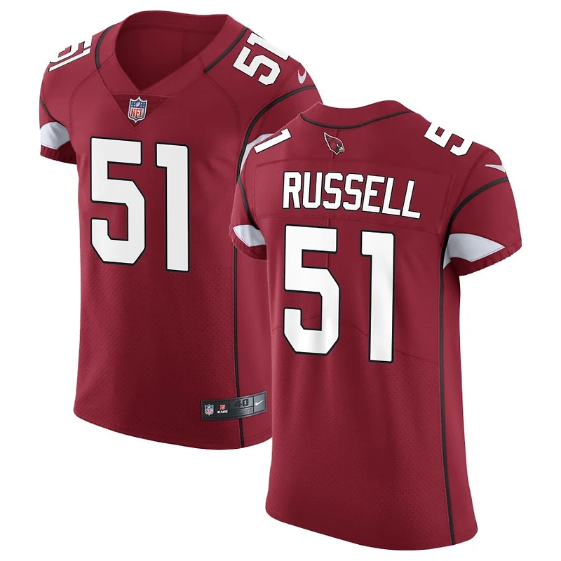 J.J. Russell Men's Nike Cardinal Arizona Cardinals Vapor Untouchable Custom Elite Jersey