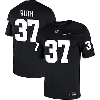 Jailen Ruth Men's Nike Black Vanderbilt Commodores NIL Pick-A-Player Game Jersey