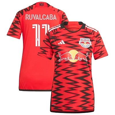 Jorge Ruvalcaba Women's adidas  Red New York Red Bulls 2024 Legacy Replica Custom Jersey