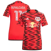 Jorge Ruvalcaba Women's adidas  Red New York Red Bulls 2024 Legacy Replica Custom Jersey