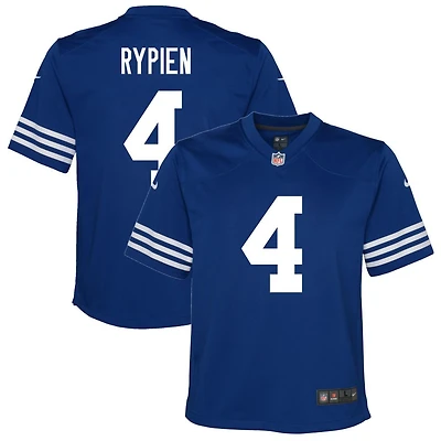 Brett Rypien Youth Nike Royal Indianapolis Colts Alternate Custom Game Jersey