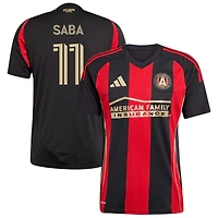 Saba Lobjanidze Saba Men's adidas  Black Atlanta United FC 2025 The Connector Replica Custom Jersey