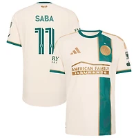 Saba Lobjanidze Saba Men's adidas Tan Atlanta United FC 2026 Spirit Of '96 On-Field Authentic Patch Custom Jersey