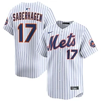 Bret Saberhagen Men's Nike White New York Mets Home Limited Pick-A-Player Retired Roster Jersey