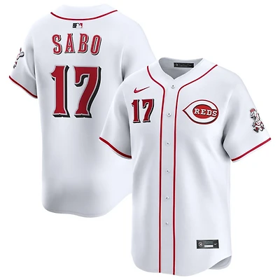 Chris Sabo Men's Nike White Cincinnati Reds Home Limited Pick-A-Player Retired Roster Jersey