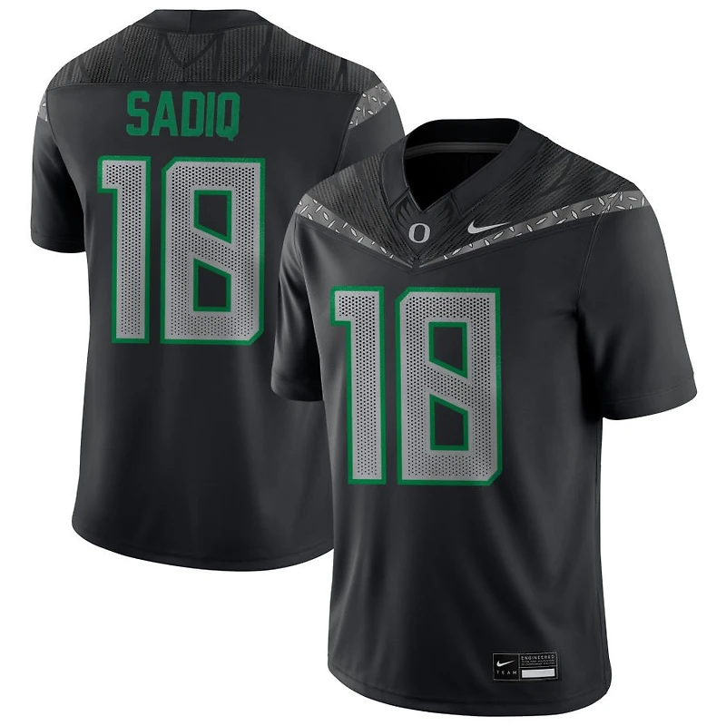 Kenyon Sadiq Men's Nike Black Oregon Ducks NIL Pick-A-Player Game Jersey