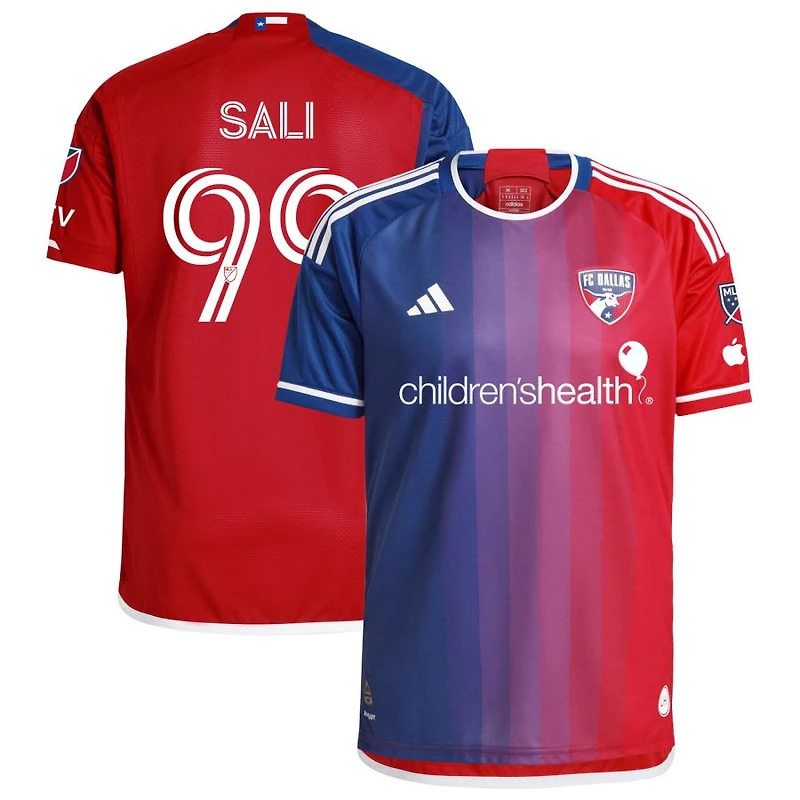 Enes Sali Men's adidas  Navy FC Dallas 2024 After Burner Authentic Custom Jersey