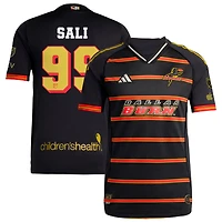 Enes Sali Men's adidas Black FC Dallas 2025 Third Authentic Custom Jersey