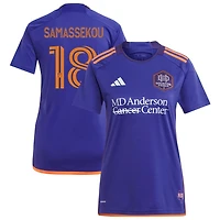 Diadie Samassekou Men's adidas  Purple Houston Dynamo FC 2024 Still Holdin' Replica Custom Jersey