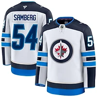 Dylan Samberg Men's Fanatics White Winnipeg Jets Away Premium Custom Jersey