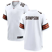 Dylan Sampson Men's Nike White Cleveland Browns Custom Game Jersey