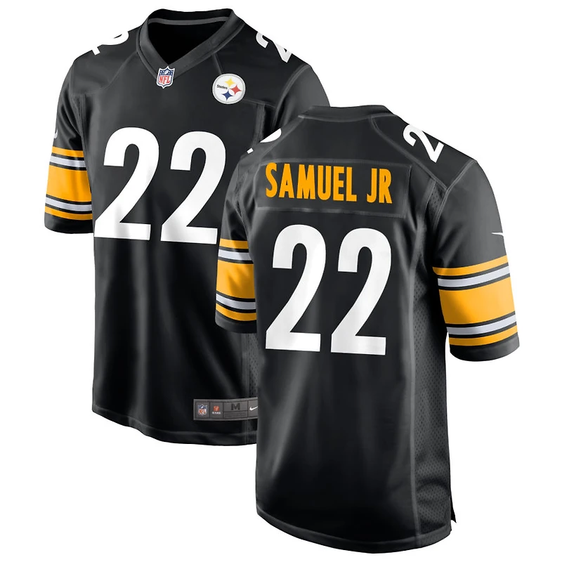 Asante Samuel Jr Men's Nike Black Pittsburgh Steelers Custom Game Jersey