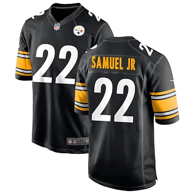 Asante Samuel Jr Men's Nike Black Pittsburgh Steelers Custom Game Jersey