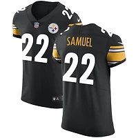 Asante Samuel Men's Nike Black Pittsburgh Steelers Vapor Untouchable Custom Elite Jersey
