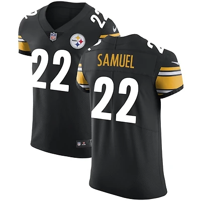 Asante Samuel Men's Nike Black Pittsburgh Steelers Vapor Untouchable Custom Elite Jersey