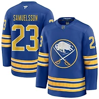 Mattias Samuelsson Men's Fanatics Royal Buffalo Sabres Home Premium Custom Jersey