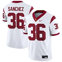 Rey Sanchez Men's Nike Cardinal USC Trojans NIL Pick-A-Player Game Jersey