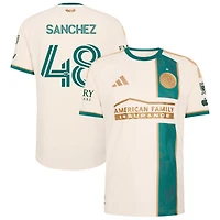 Cooper Sanchez Men's adidas Tan Atlanta United FC 2026 Spirit Of '96 On-Field Authentic Patch Custom Jersey