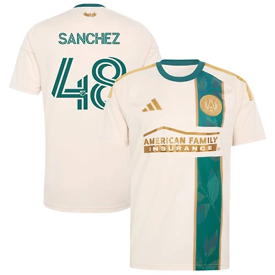 Cooper Sanchez Men's adidas Tan Atlanta United FC 2026 Spirit of '96 Replica Custom Jersey
