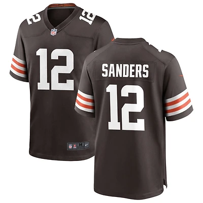 Shedeur Sanders Men's Nike Cleveland Browns Brown Custom Game Jersey