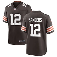 Shedeur Sanders Men's Nike Cleveland Browns Brown Custom Game Jersey