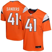 Drew Sanders Youth Nike  Orange Denver Broncos Mile High Collection Custom Game Jersey
