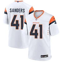 Drew Sanders Men's Nike  White Denver Broncos Mile High Collection Custom Game Jersey
