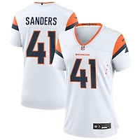 Drew Sanders Women's Nike  White Denver Broncos Mile High Collection Custom Game Jersey