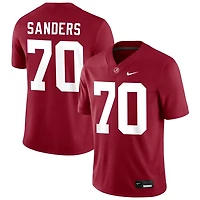 William Sanders Men's Nike Crimson Alabama Crimson Tide NIL Pick-A-Player Football Replica Jersey