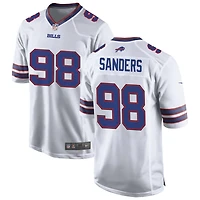 T.J. Sanders Men's Nike White Buffalo Bills Custom Game Jersey