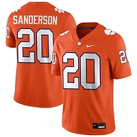Clark Sanderson Men's Nike Orange Clemson Tigers NIL Pick-A-Player Game Jersey