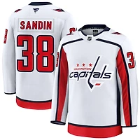 Rasmus Sandin Men's Fanatics White Washington Capitals Away Premium Custom Jersey