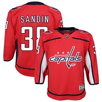 Rasmus Sandin Youth Red Washington Capitals Home Custom Premier Jersey