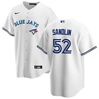 Nick Sandlin Men's Nike White Toronto Blue Jays Home Replica Custom Jersey