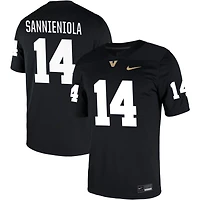 Steven Sannieniola Men's Nike Black Vanderbilt Commodores NIL Pick-A-Player Game Jersey