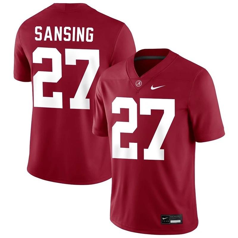 Walter Sansing Men's Nike Crimson Alabama Crimson Tide NIL Pick-A-Player Football Replica Jersey