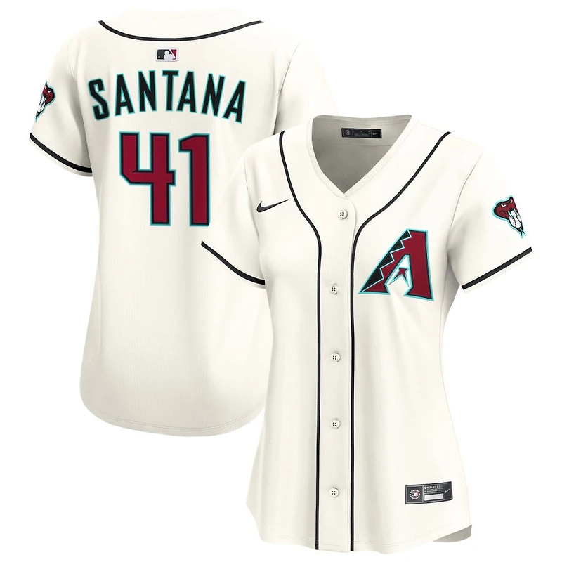 Carlos Santana Women's Nike Cream Arizona Diamondbacks Home Limited Custom Jersey