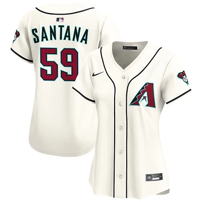 Dennis Santana Women's Nike Cream Arizona Diamondbacks Home Limited Custom Jersey