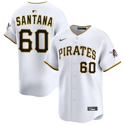 Dennis Santana Men's Nike White Pittsburgh Pirates Home Limited Custom Jersey