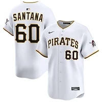 Dennis Santana Men's Nike White Pittsburgh Pirates Home Limited Custom Jersey