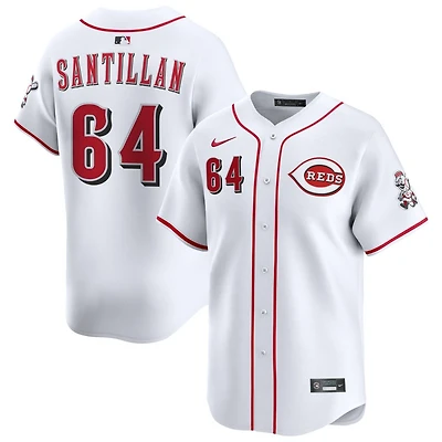 Tony Santillan Men's Nike White Cincinnati Reds Home Limited Custom Jersey