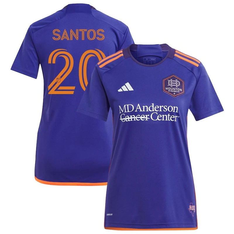 Sergio Santos Men's adidas Purple Houston Dynamo FC 2024 Still Holdin' Replica Custom Jersey