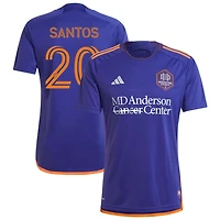 Sergio Santos Women's adidas  Purple Houston Dynamo FC 2024 Still Holdin' Replica Custom Jersey